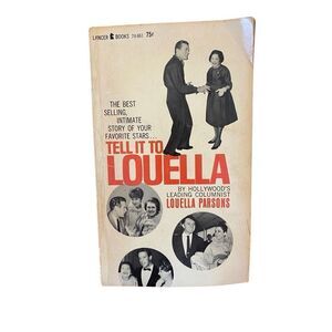 Tell It To Louella by Louella Parsons Paperback Book 1966